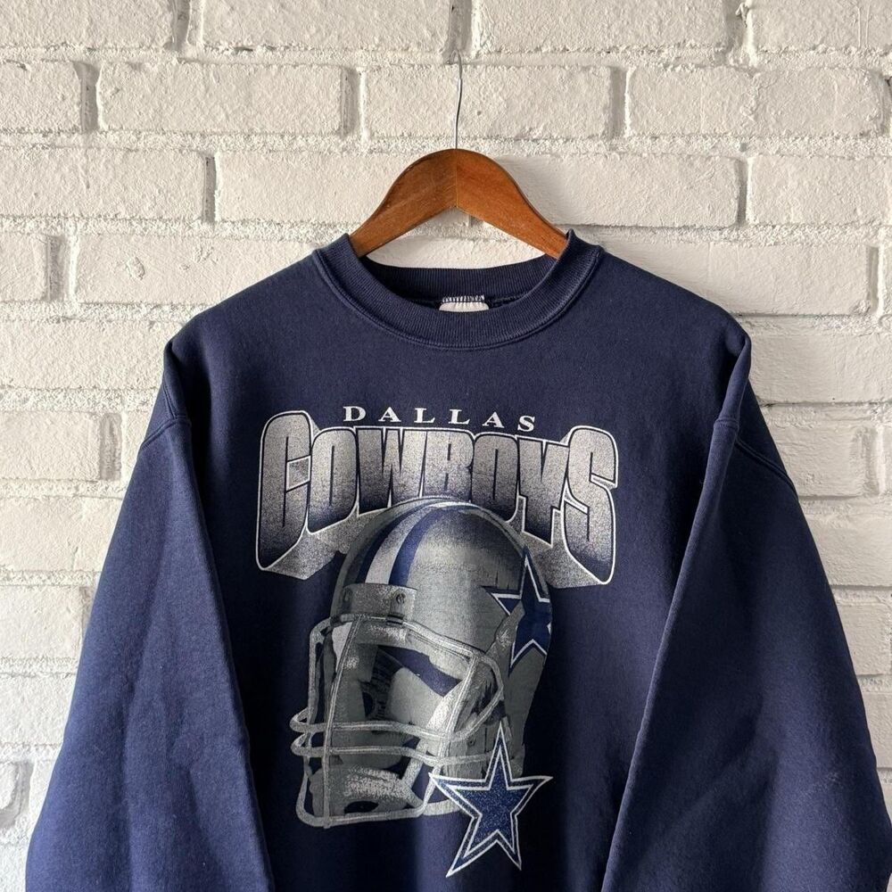 Vintage 90s Chalk Line Dallas Cowboys Made in USA Crewneck Sweatshirt Large